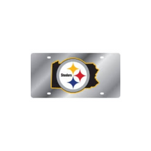Load image into Gallery viewer, Pittsburgh Steelers (State) License Plate Laser Cut