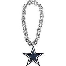 Load image into Gallery viewer, Dallas Cowboys Silver Fan Chain