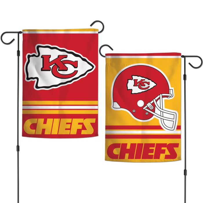 Kansas City Chiefs Garden Flags 2 sided 12.5