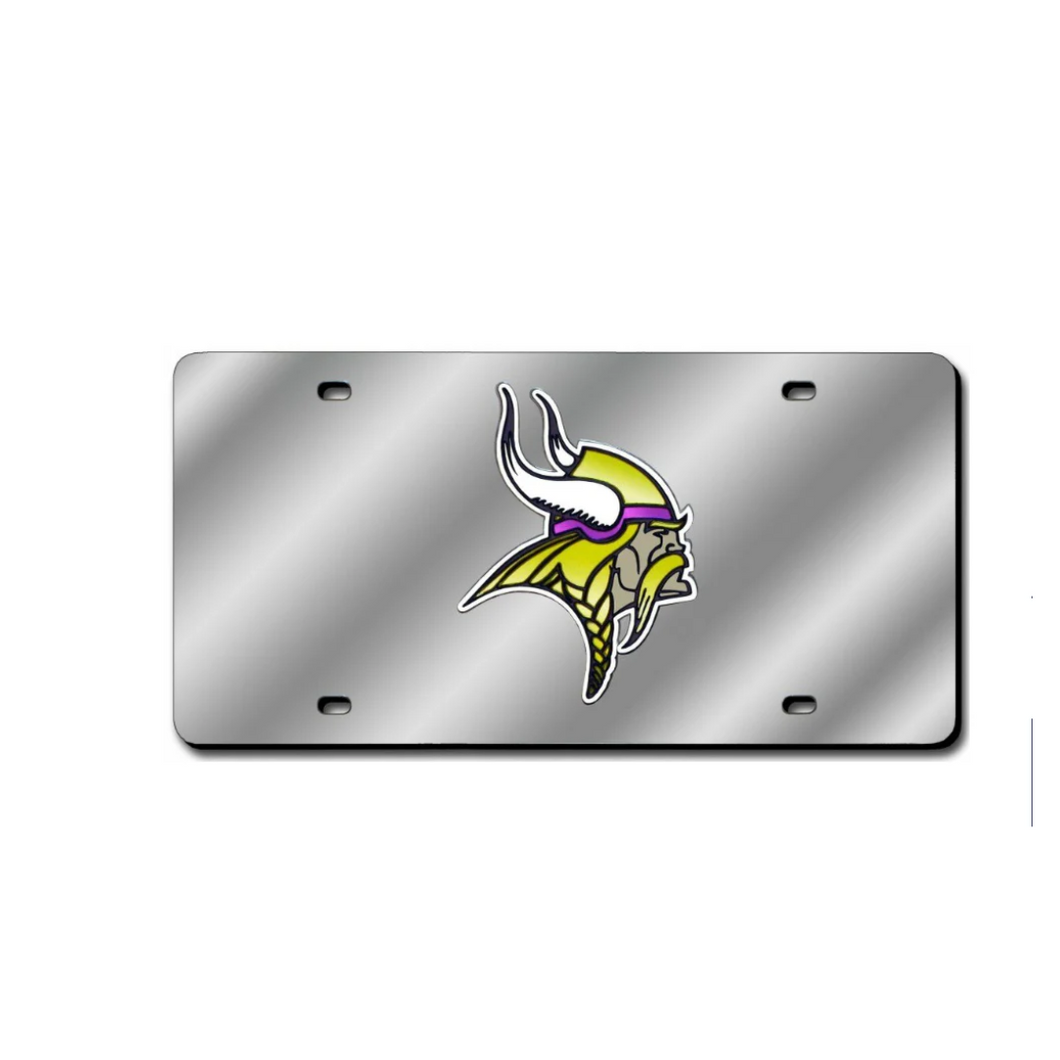 Minnesota Vikings License Plate Laser Cut