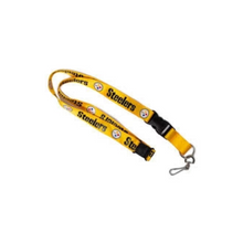 Load image into Gallery viewer, Pittsburgh Steelers Breakaway Dynamic Lanyard
