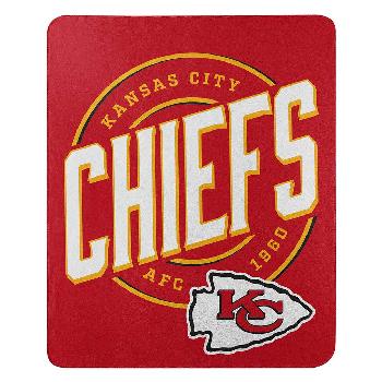 Kansas City Chiefs Blanket 50x60 Fleece Campaign Design