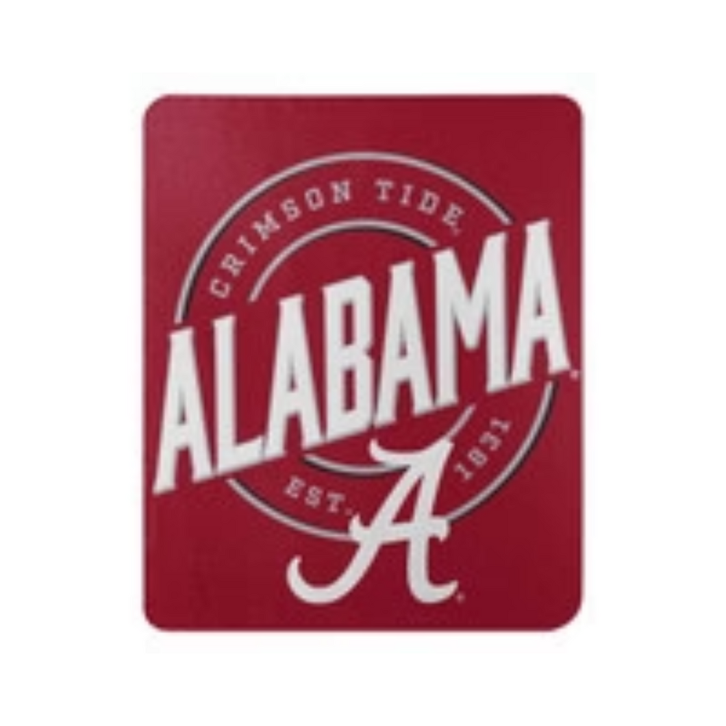 Alabama Crimson Tide 50x60 Fleece Campaign Design