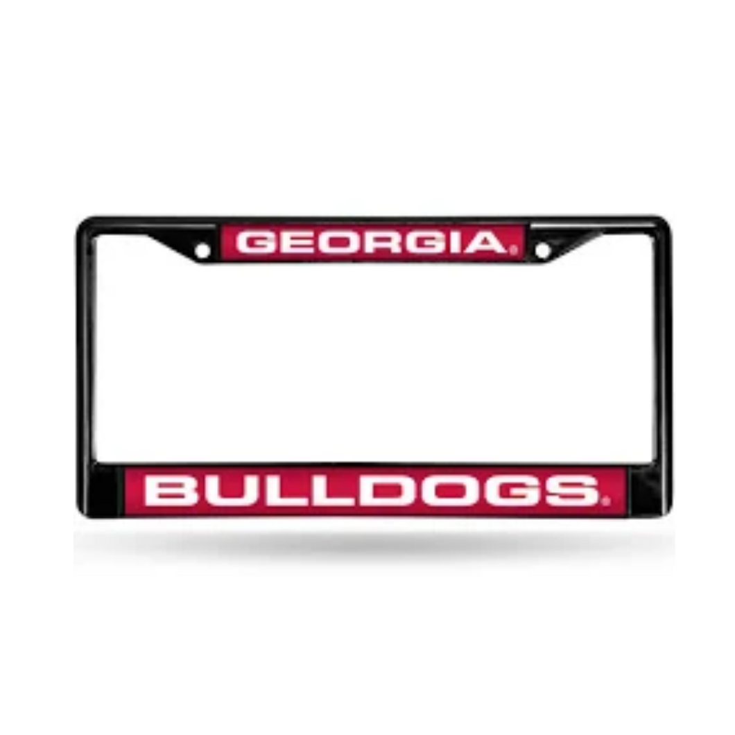 Georgia Bulldogs License Plate Laser Frame