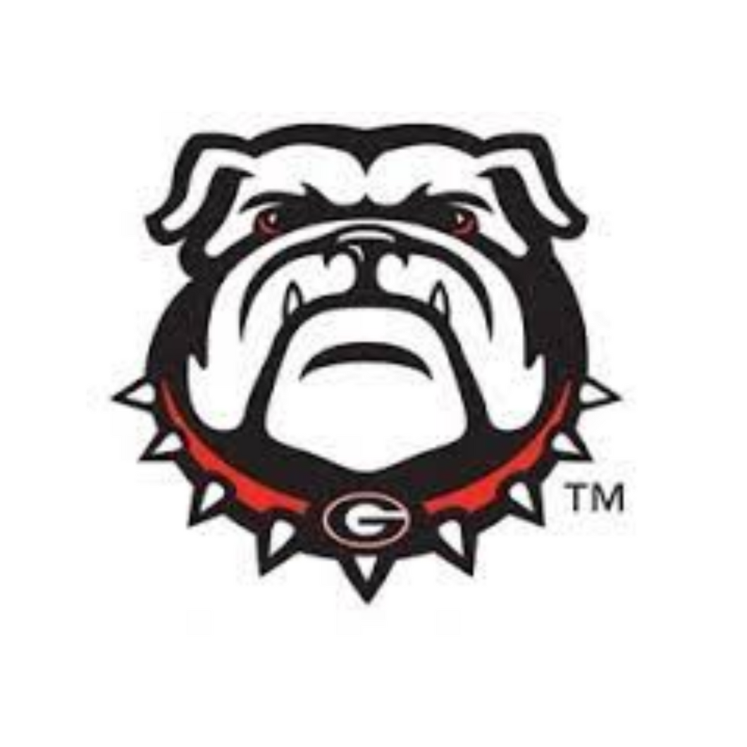 Georgia Bulldogs Decal New Dawg Face 3