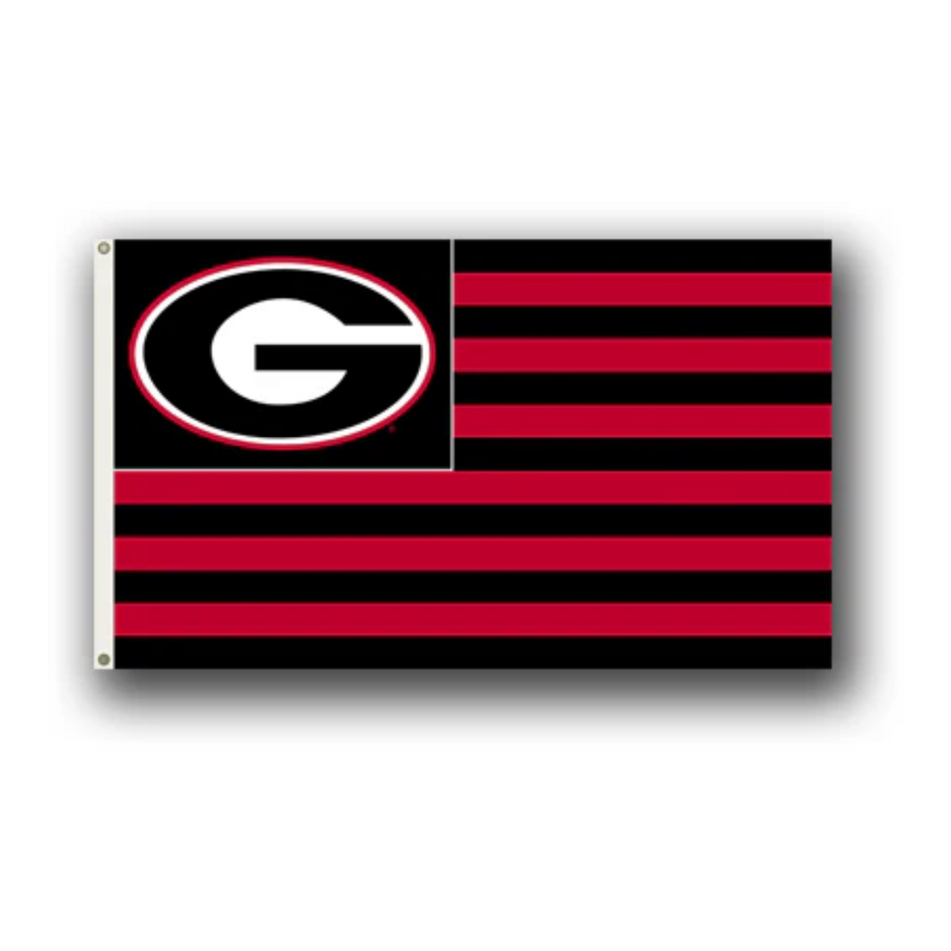 Georgia Bulldogs 3X5 Horizontal Flag 
