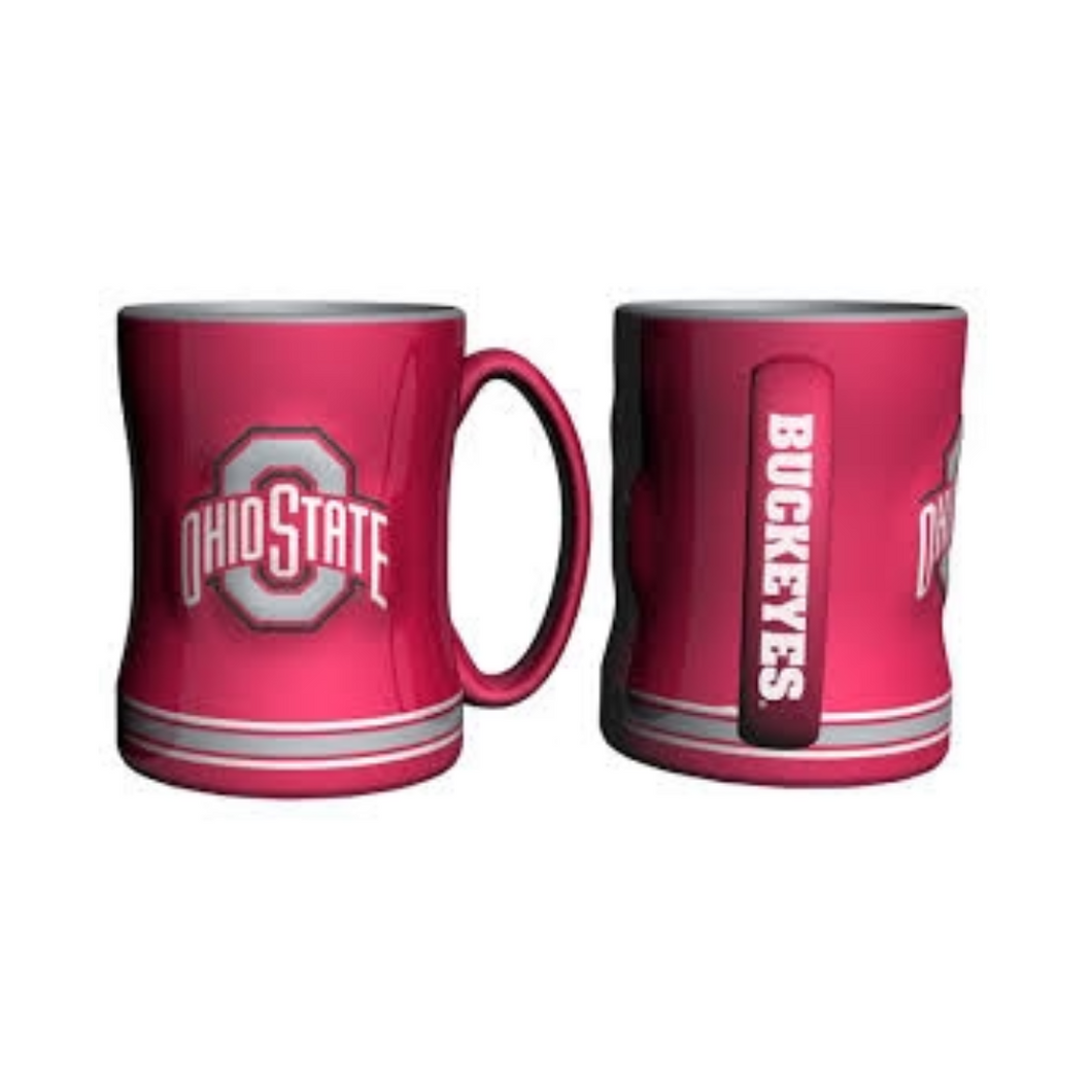 Ohio State Buckeyes Sculpted Relief Mug