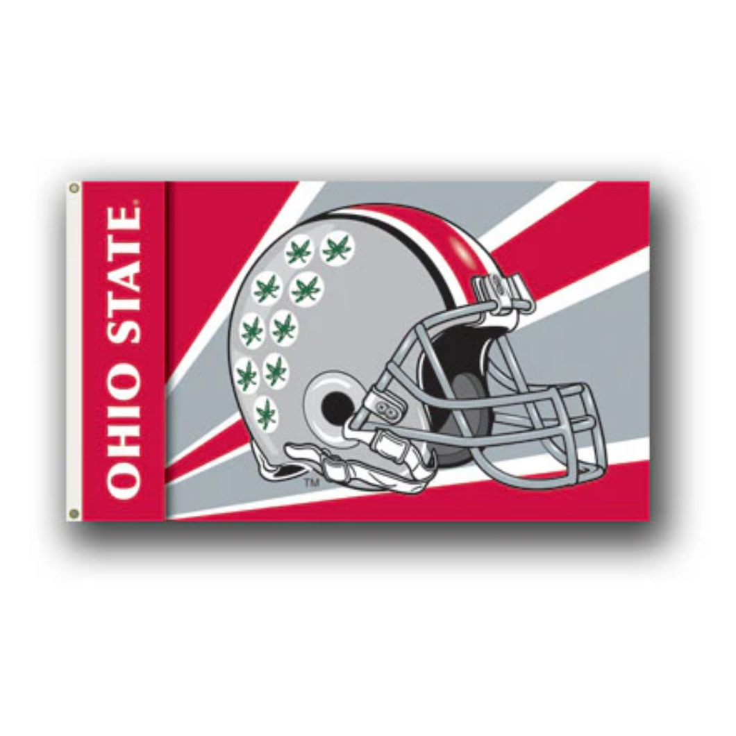 Ohio State Buckeyes 3X5 Horizontal Flag 