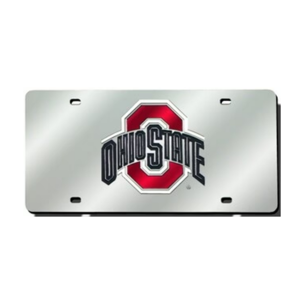 Ohio State Buckeyes License Plate Laser Cut