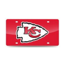 Load image into Gallery viewer, Kansas City Chiefs License Plate Laser Cut
