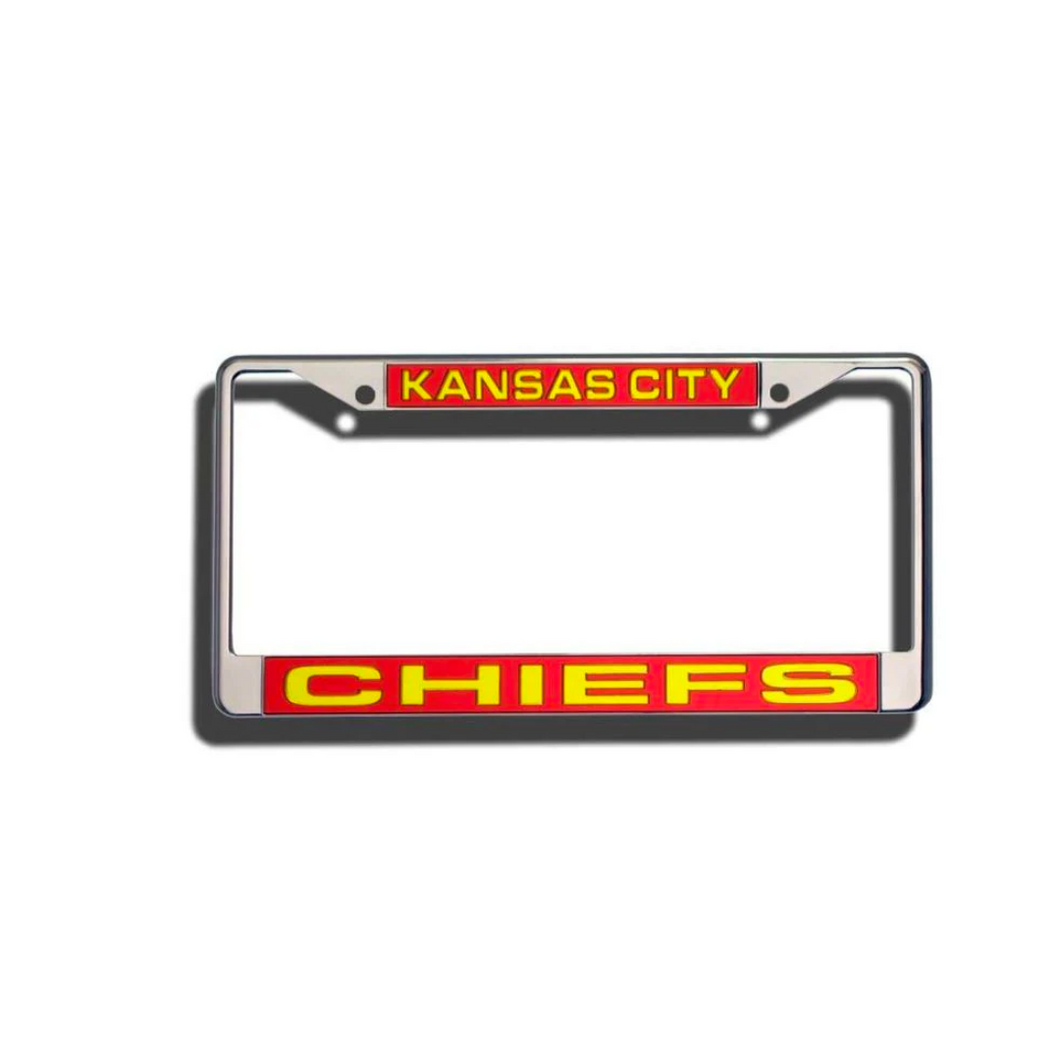 Kansas City Chiefs License Plate Laser Frame