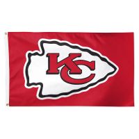 Kansas City Chiefs 3X5 Horizontal Team Flag