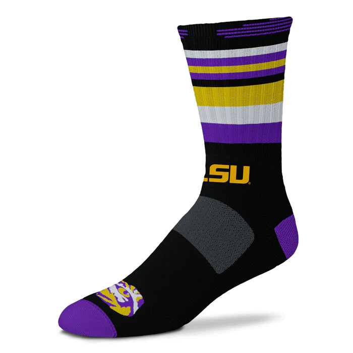 LSU Tigers Black Rave Socks