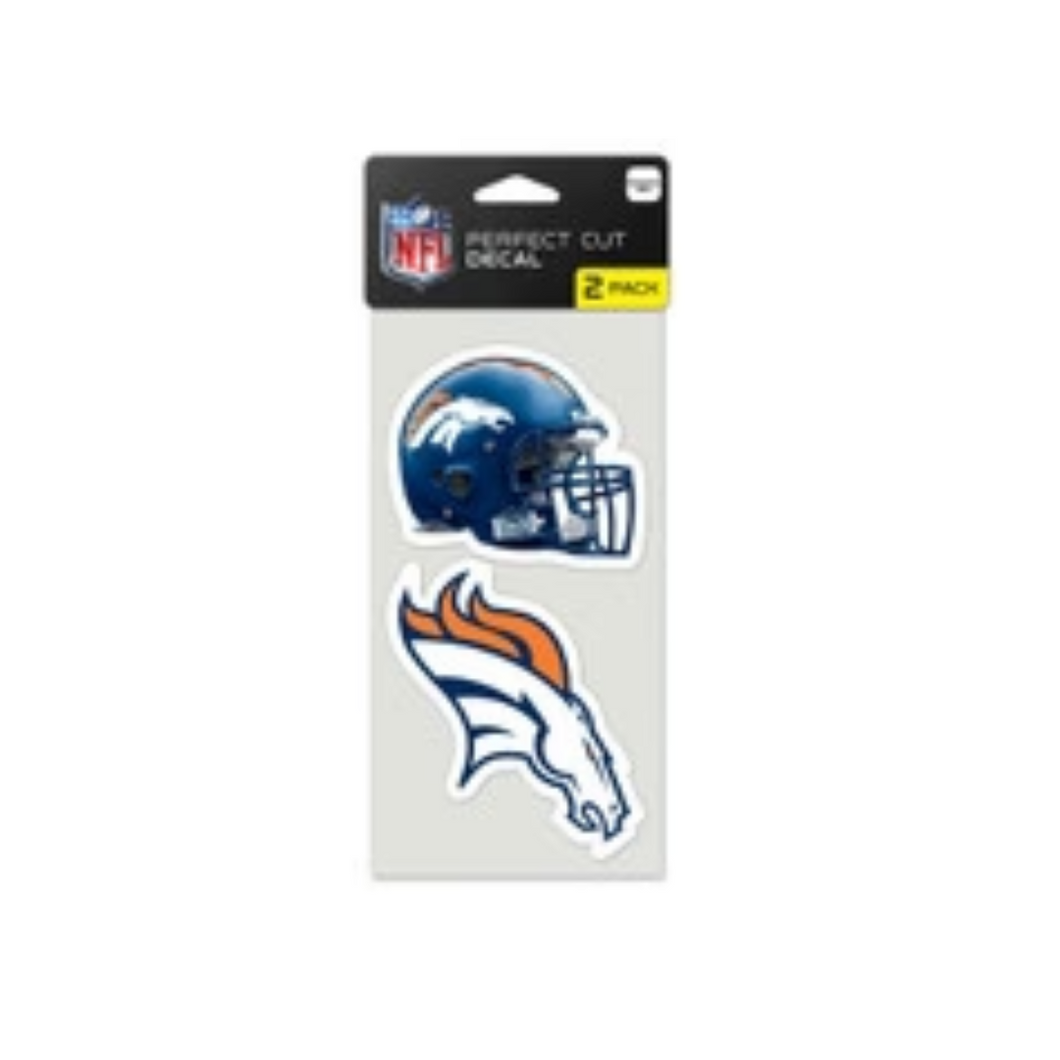 Denver Broncos Decal Perfect Cut (Set of 2), 4