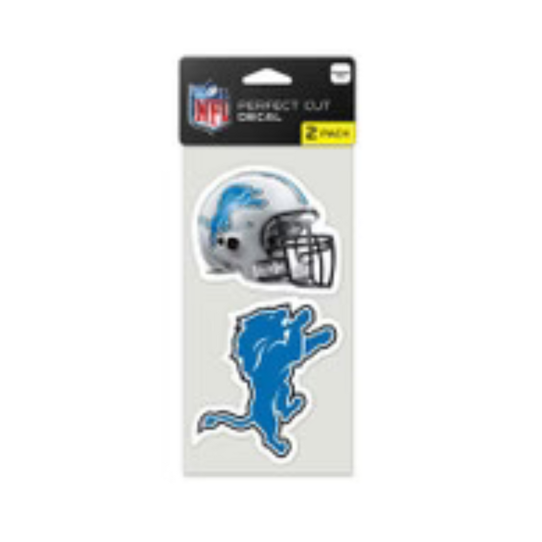 Detroit Lions Decal Perfect Cut (Set of 2), 4