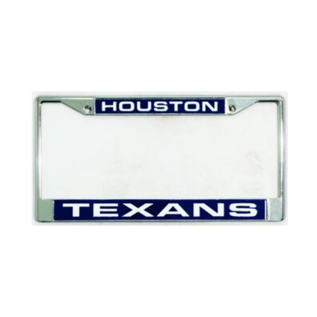 Houston Texans License Plate Laser Frame