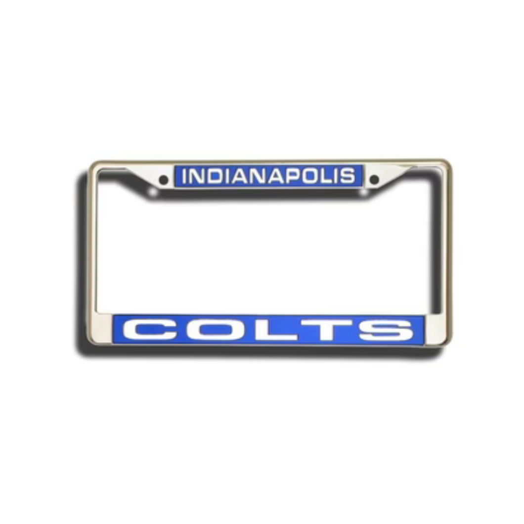 Indianapolis Colts License Plate Laser Frame