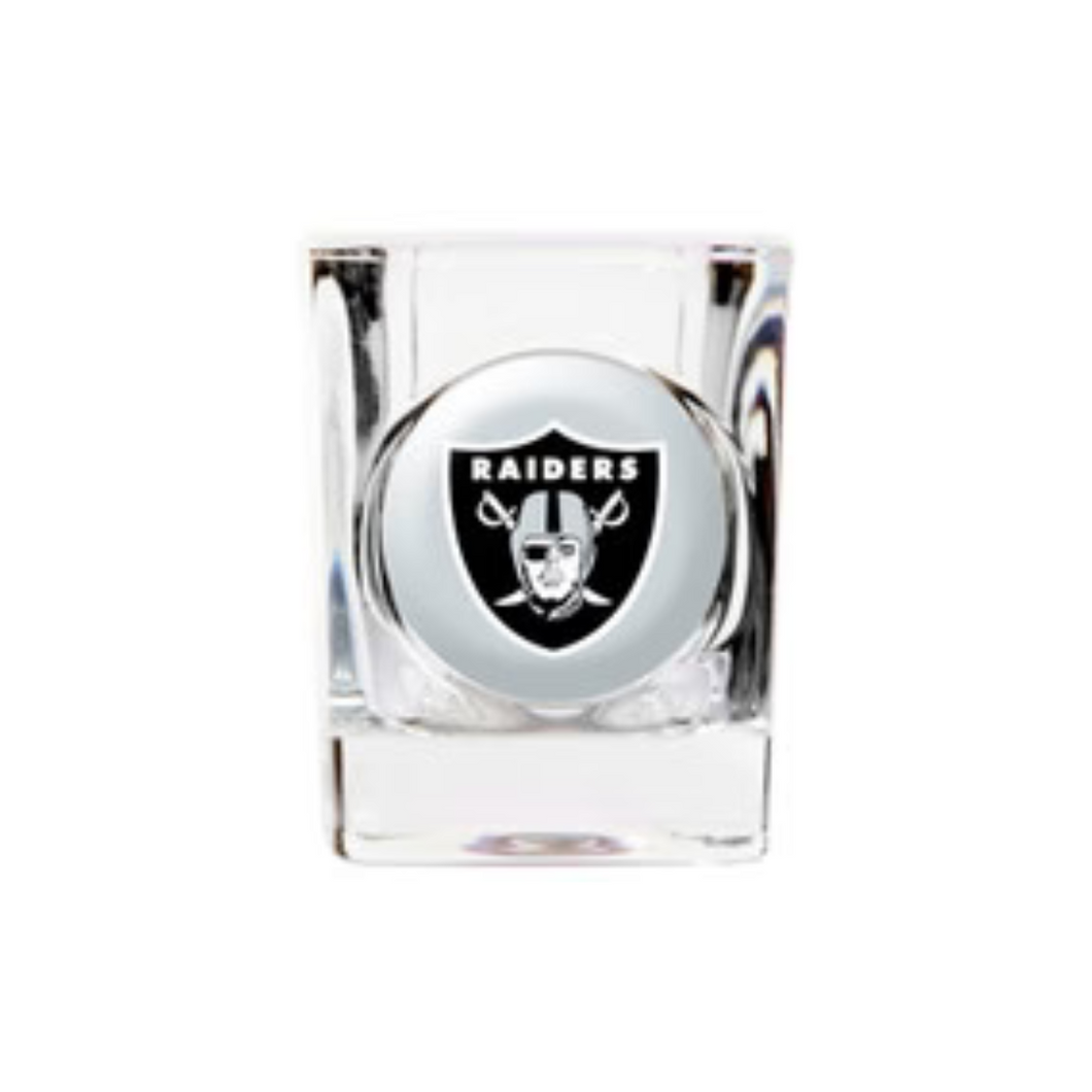 Las Vegas Raiders 2oz Square Shot Glass