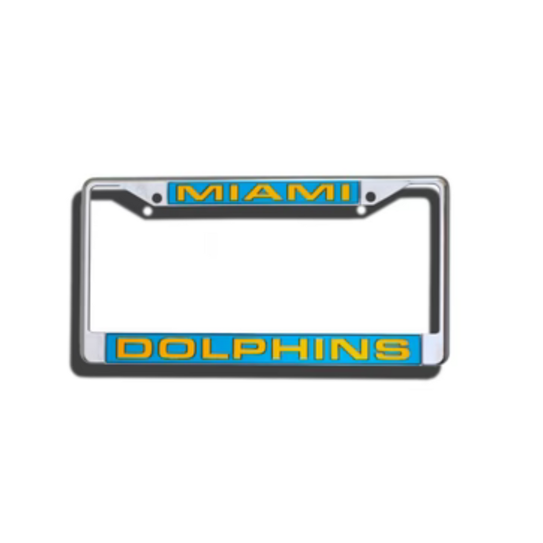 Miami Dolphins License Plate Laser Frame