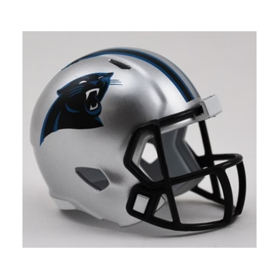 Carolina Panthers Helmet Riddell Pocket Pro Speed Style