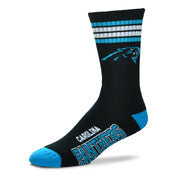 Carolina Panthers 4 Stripe Deuce Socks