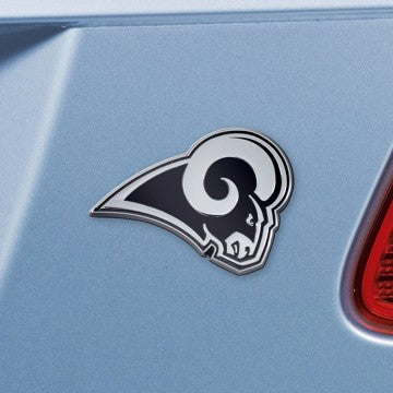 Los Angeles Rams 3D Metal Auto Emblem - Color