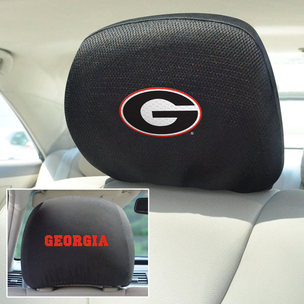 Georgia Bulldogs Headrest Covers