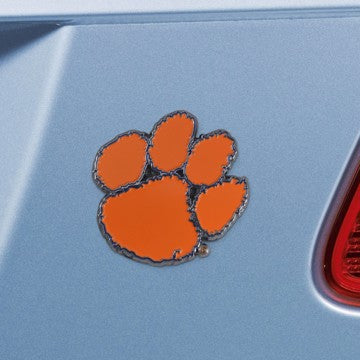 Clemson Tigers 3D Metal Auto Emblem - Color