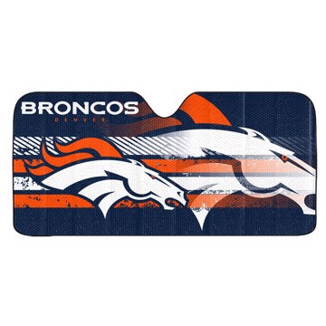 Denver Broncos Auto Sun Shade 59x27