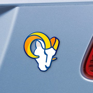 Los Angeles Rams 3D Auto Emblem - Chrome