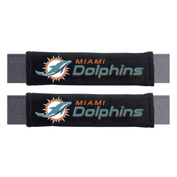 Miami Dolphins Embroidered Seatbelt Pad - Pair