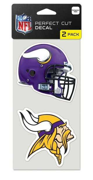 Minnesota Vikings Perfect Cut Decal (Set of 2), 4