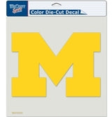 Michigan Wolverines 8x8 Die Cut Full Color Decal