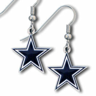 Dallas Cowboys Dangle J-Hook Earrings