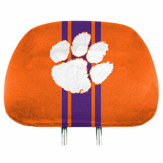 Clemson Tigers Headrest Covers Full Printed Style
