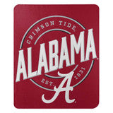 Alabama Crimson Tide 50x60 Fleece Campaign Design