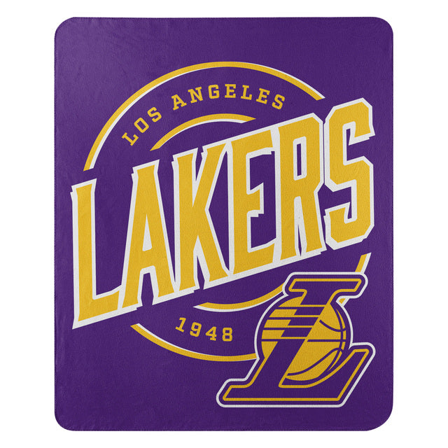 Los Angeles Lakers Blanket 50x60 Fleece Campaign Design