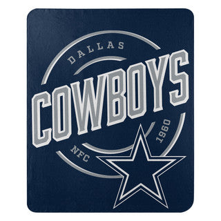 Dallas Cowboys Blanket 50x60 Fleece Control Design