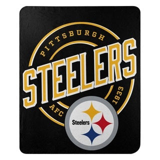 Pittsburgh Steelers Blanket 50x60 Fleece Control Design
