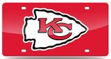 Load image into Gallery viewer, Kansas City Chiefs License Plate Laser Cut
