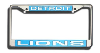 Detroit Lions License Plate Laser Frame