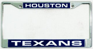 Houston Texans License Plate Laser Frame