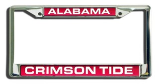 Alabama Crimson Tide License Plate Laser Frame