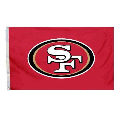San Francisco 49ers Logo 3X5 Team Flag