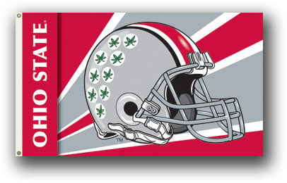 Ohio State Buckeyes Helmet 3X5 Flag