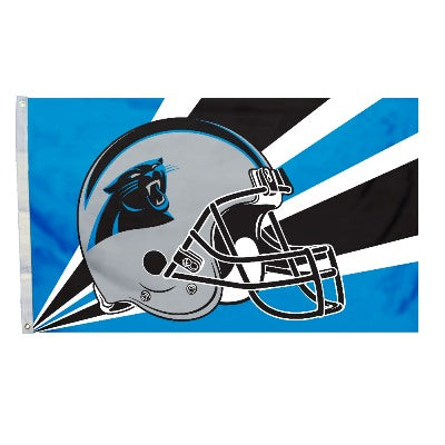 Carolina Panthers 3X5 Team Flag Helmet