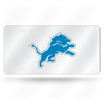 Detroit Lions License Plate Laser Cut