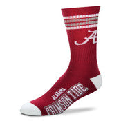 Alabama Crimson Tide 4 Stripe Deuce Socks