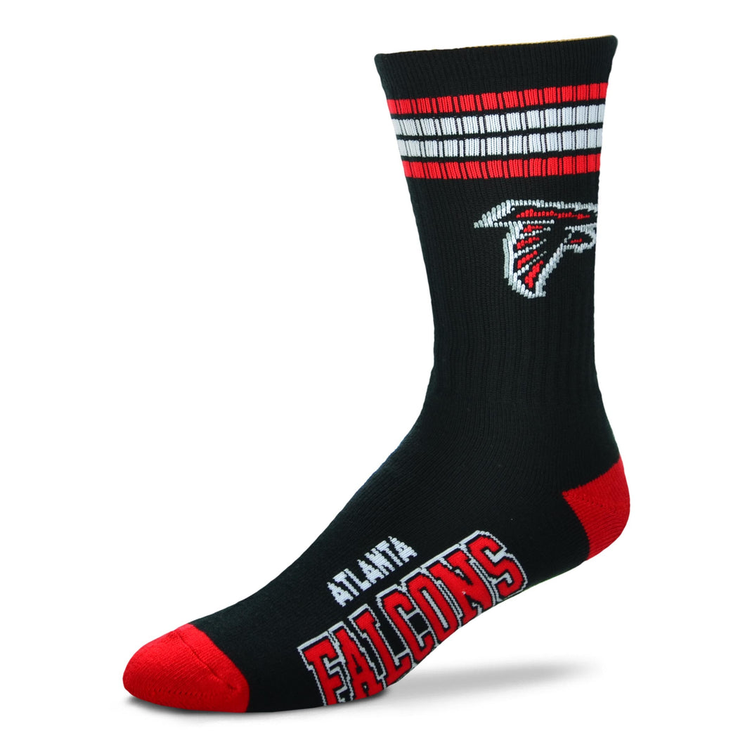 Atlanta Falcons 4 Stripe Deuce Socks