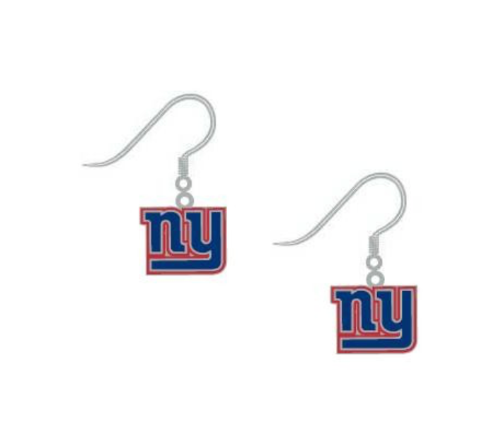 New York Giants J Hook Logo Earring